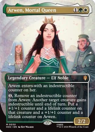 Arwen, Mortal Queen (Borderless) |  (030) [The Hobbit: Eternal-Legal]