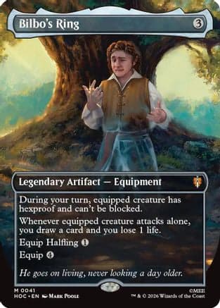 Bilbo's Ring (Borderless) |  Foil (041) [The Hobbit: Eternal-Legal]