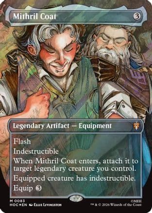 Mithril Coat (Borderless) (Surge Foil) |  Foil (083) [The Hobbit: Eternal-Legal]