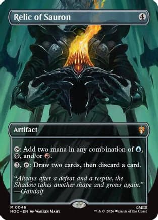 Relic of Sauron (Borderless) |  Foil (046) [The Hobbit: Eternal-Legal]