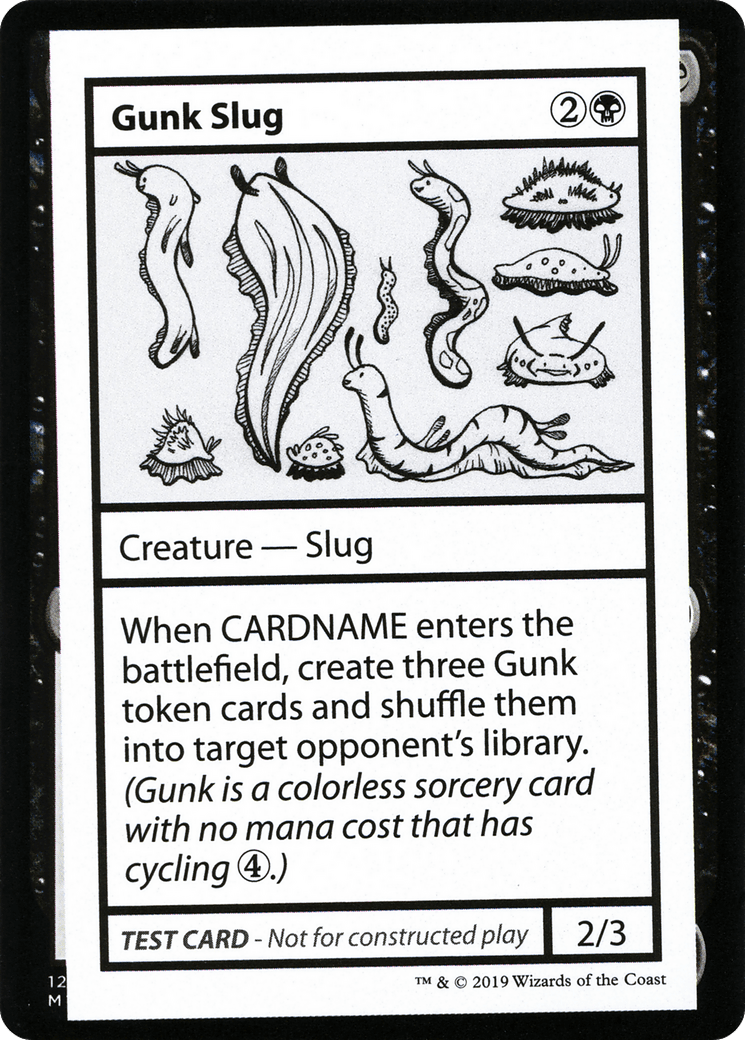 Gunk Slug (2021 Edition) [Mystery Booster Playtest Cards]