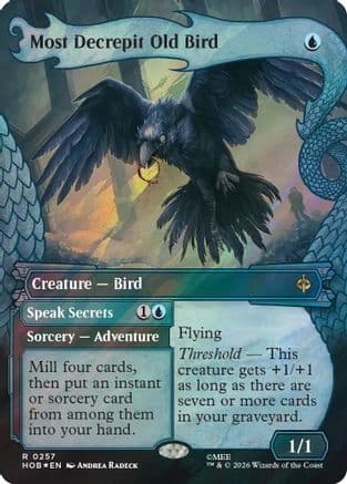 Most Decrepit Old Bird (Showcase) (Surge Foil) |  Foil (257) [The Hobbit]