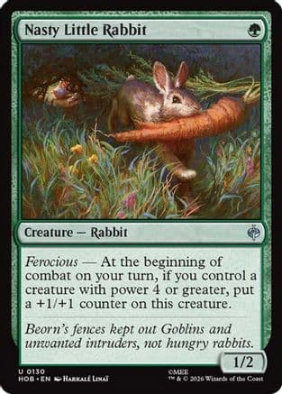 Nasty Little Rabbit |  Foil (130) [The Hobbit]