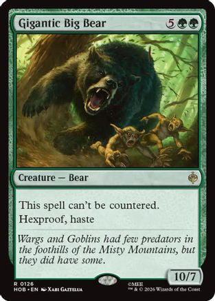 Gigantic Big Bear |  Foil (126) [The Hobbit]
