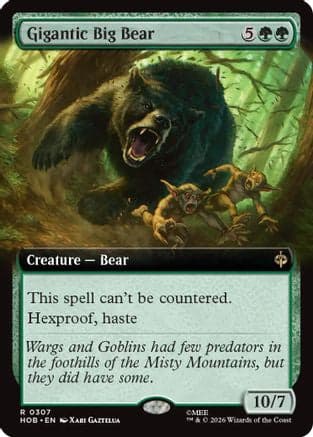 Gigantic Big Bear (Extended Art) |  Foil (307) [The Hobbit]
