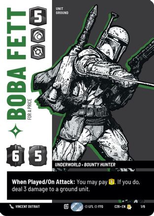Boba Fett - For a Price | Foil (1/6)  [2026 Convention Exclusive]