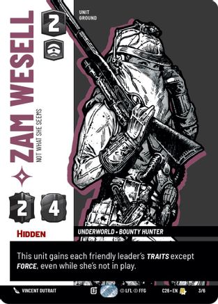 Zam Wesell - Not What She Seems | Foil (3/6)  [2026 Convention Exclusive]