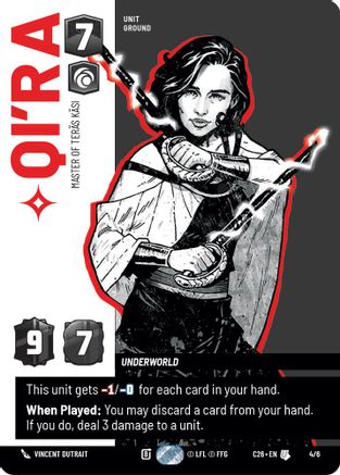 Qi'ra - Master of Teras Kasi | Foil (4/6)  [2026 Convention Exclusive]