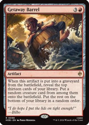 Getaway Barrel |  Foil (098) [The Hobbit: Eternal-Legal]