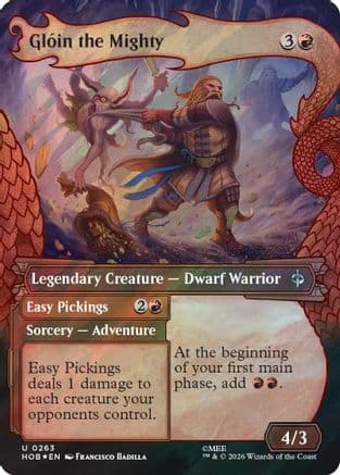 Gloin the Mighty (Showcase) (Surge Foil) |  Foil (263) [The Hobbit]