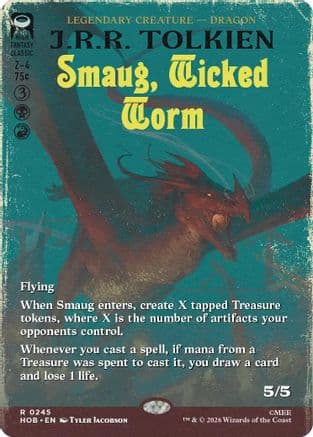 Smaug, Wicked Worm (Borderless) |  (245) [The Hobbit]