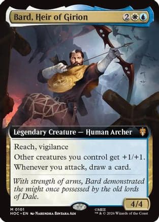 Bard, Heir of Girion (Extended Art) |  Foil (101) [The Hobbit: Eternal-Legal]