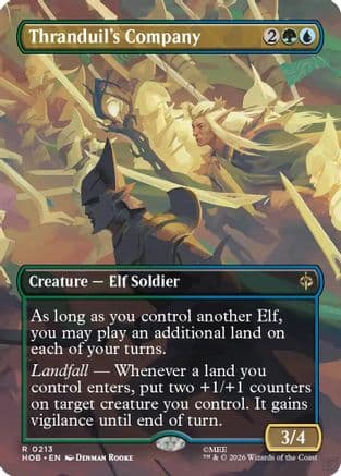 Thranduil's Company (Borderless) |  Foil (213) [The Hobbit]