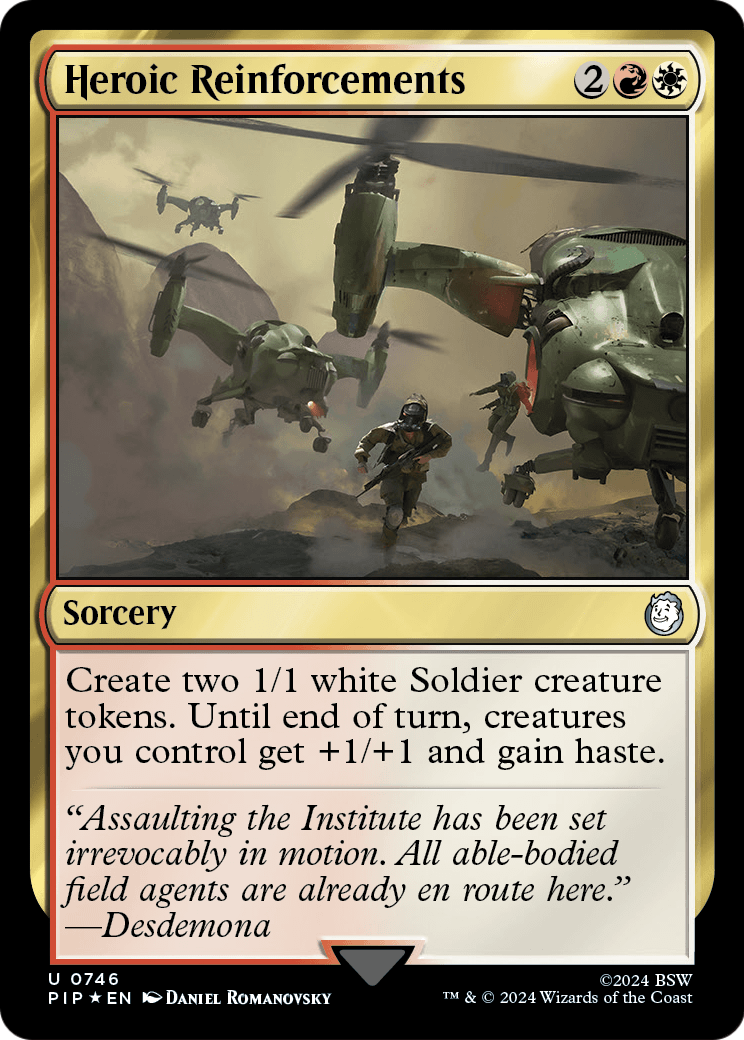 Heroic Reinforcements (Surge Foil) [Fallout]