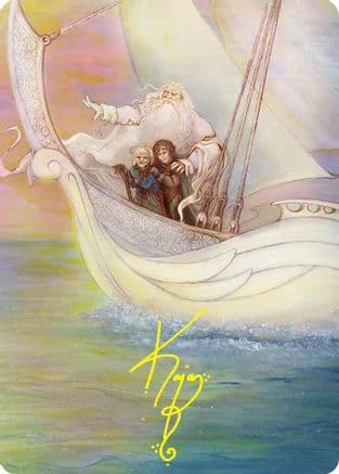 Dawn of a New Age Art Card (Gold-Stamped Signature) |  (026) [Art Series: The Hobbit]