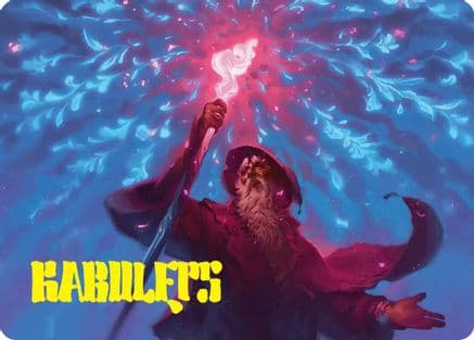 Wizard's Staff Art Card (Gold-Stamped Signature) |  (015) [Art Series: The Hobbit]