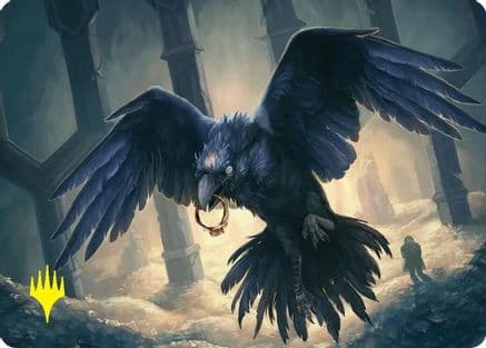 Most Decrepit Old Bird Art Card (Gold-Stamped) |  (042) [Art Series: The Hobbit]