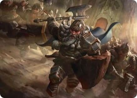 Thorin, Mountain-king Art Card |  (019) [Art Series: The Hobbit]