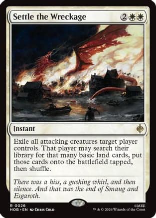 Settle the Wreckage |  Foil (026) [The Hobbit]