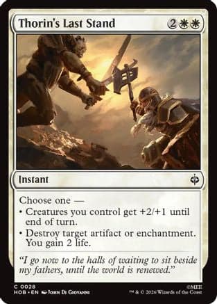 Thorin's Last Stand |  Foil (028) [The Hobbit]