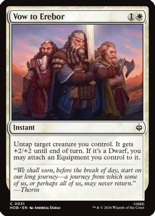 Vow to Erebor |  (031) [The Hobbit]