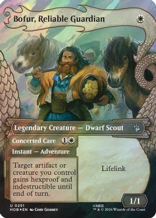 Bofur, Reliable Guardian (Showcase) (Surge Foil) |  Foil (251) [The Hobbit]