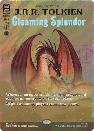 Gleaming Splendor (Borderless) (Surge Foil) |  Foil (275) [The Hobbit]