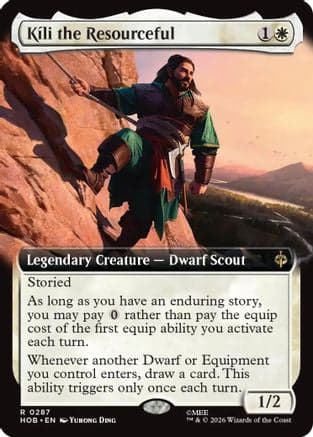 Kili the Resourceful (Extended Art) |  Foil (287) [The Hobbit]