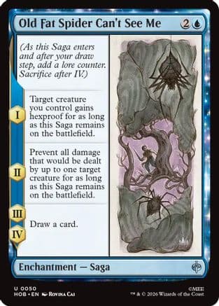Old Fat Spider Can't See Me |  Foil (050) [The Hobbit]