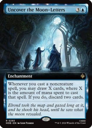 Uncover the Moon-Letters (Extended Art) |  Foil (293) [The Hobbit]