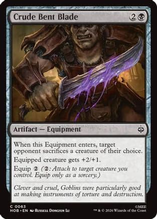 Crude Bent Blade |  Foil (063) [The Hobbit]