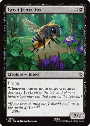 Great Fierce Bee |  Foil (073) [The Hobbit]
