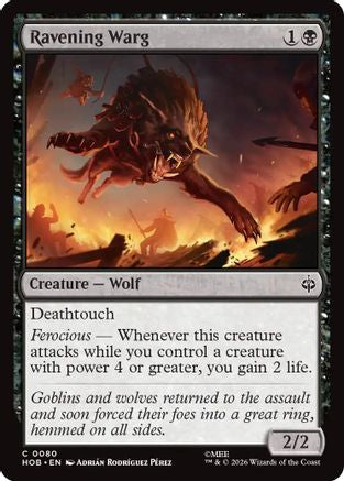 Ravening Warg |  (080) [The Hobbit]