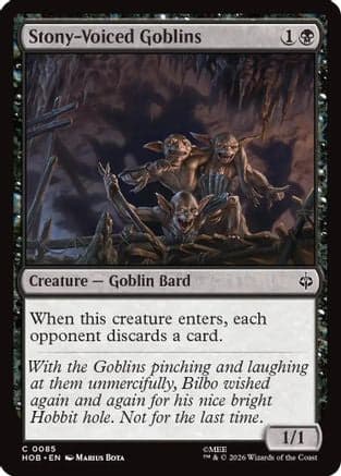 Stony-Voiced Goblins |  Foil (085) [The Hobbit]