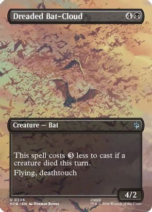 Dreaded Bat-Cloud (Borderless) |  (206) [The Hobbit]