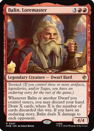 Balin, Loremaster |  (087) [The Hobbit]