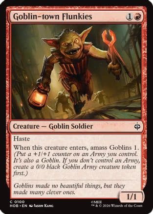 Goblin-town Flunkies |  Foil (100) [The Hobbit]