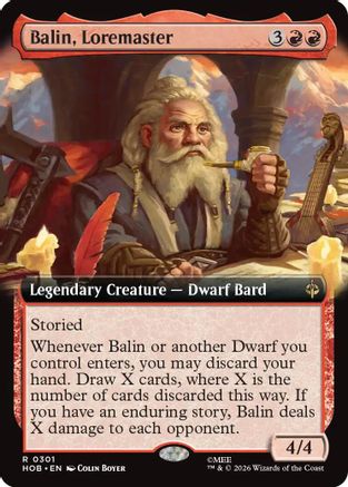 Balin, Loremaster (Extended Art) |  (301) [The Hobbit]