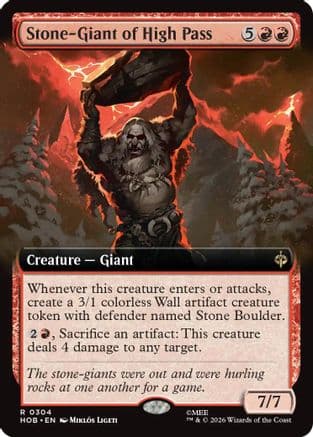 Stone-Giant of High Pass (Extended Art) |  (304) [The Hobbit]