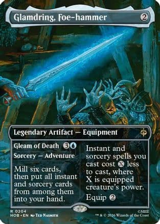 Glamdring, Foe-hammer (Borderless) |  Foil (204) [The Hobbit]