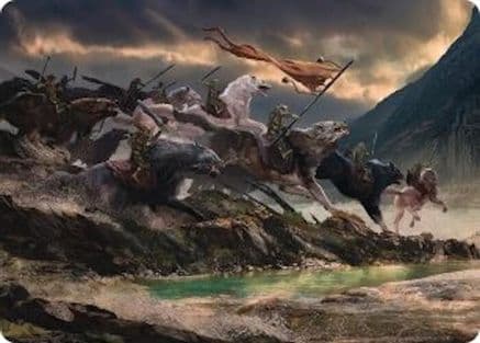 Tide of Fury and Disorder Art Card |  (053) [Art Series: The Hobbit]