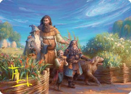 Beorn's Hospitality Art Card (Gold-Stamped Signature) |  (020) [Art Series: The Hobbit]