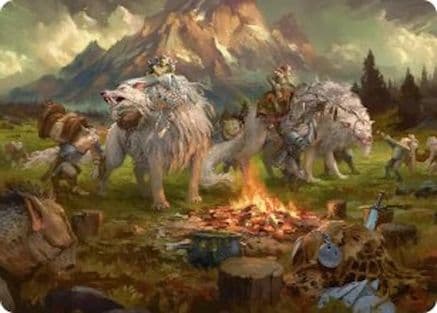 Mount Gundabad Mobilizes Art Card |  (054) [Art Series: The Hobbit]