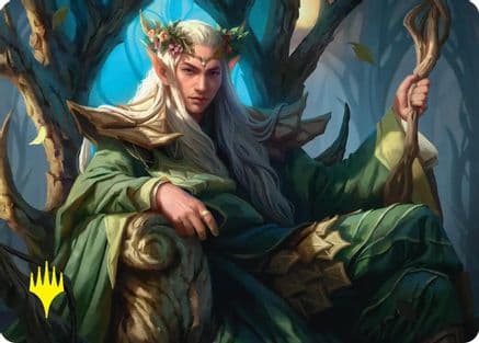 Thranduil, the Elvenking Art Card (Gold-Stamped) |  (022) [Art Series: The Hobbit]