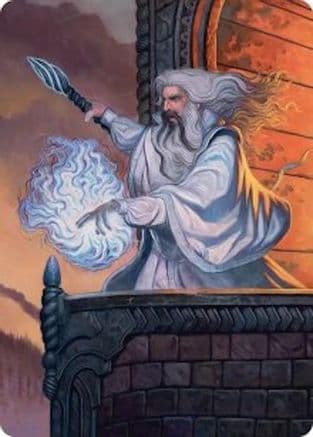 Saruman of Many Colors Art Card |  (035) [Art Series: The Hobbit]