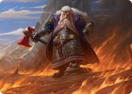 Dain of the Ancient Halls Art Card |  (048) [Art Series: The Hobbit]