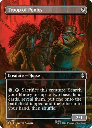 Troop of Ponies (Borderless) |  (199) [The Hobbit]