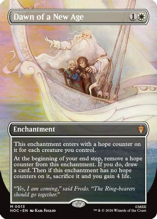 Dawn of a New Age (Borderless) |  Foil (013) [The Hobbit: Eternal-Legal]