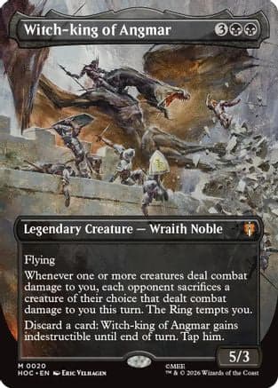Witch-king of Angmar (Borderless) |  Foil (020) [The Hobbit: Eternal-Legal]