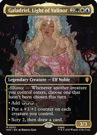 Galadriel, Light of Valinor (Borderless) |  (032) [The Hobbit: Eternal-Legal]